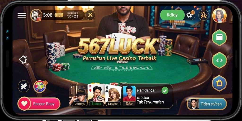 Gameplay Live Casino yang mendebarkan di 567LUCK.