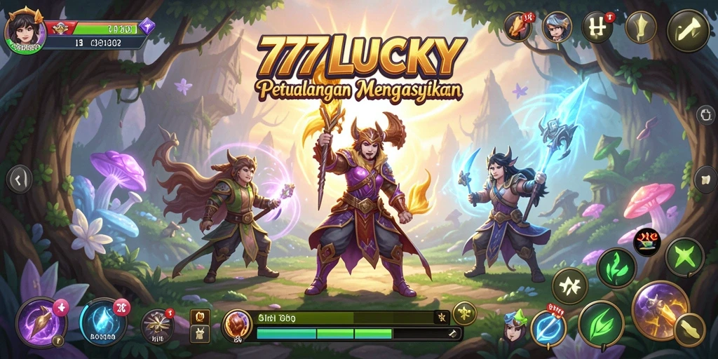 Tampilan permainan RPG yang menarik dalam 777LUCKY.