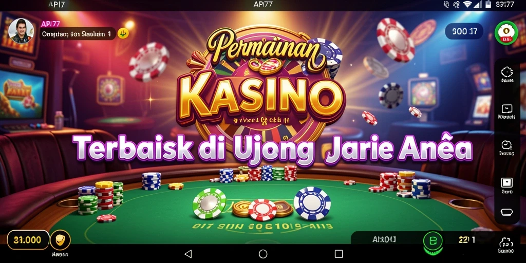 Screenshot API77 menunjukkan gameplay yang menarik dan colorful dalam permainan Kasino.