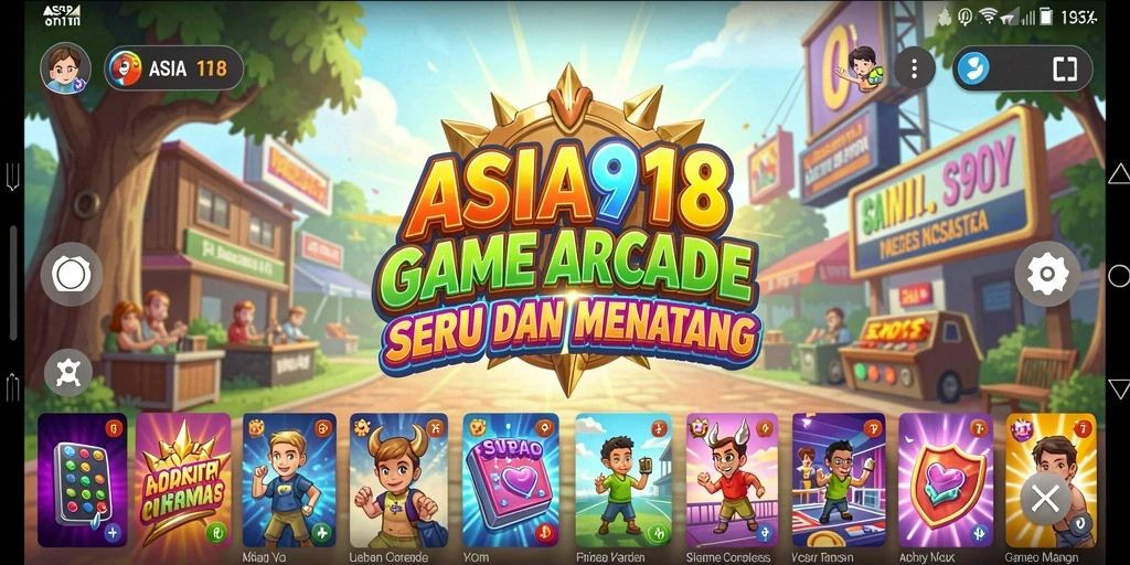 Tampilan menarik dalam permainan Arcade ASIA918.