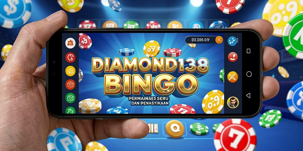 Tampilan gameplay Bingo DIAMOND138 yang penuh warna dan dinamis.