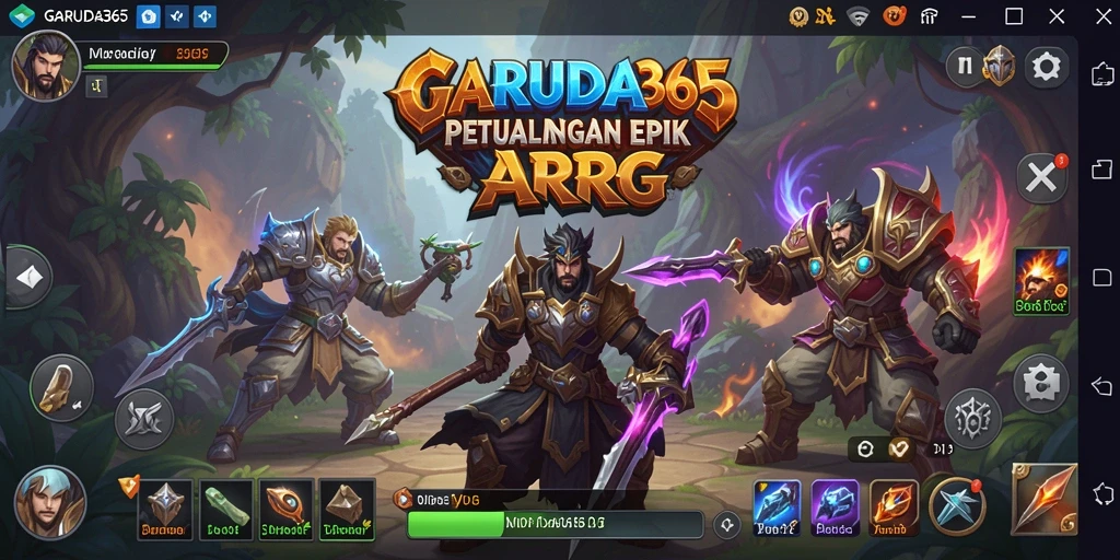 Tampilan gameplay GARUDA365 yang mendebarkan dan penuh aksi.