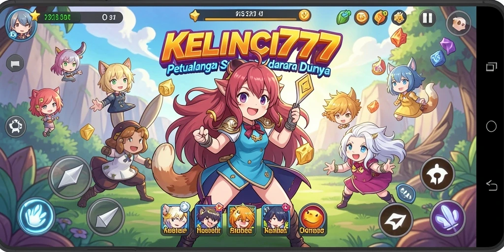 Screenshot KELINCI777 menampilkan aksi pertarungan yang seru.