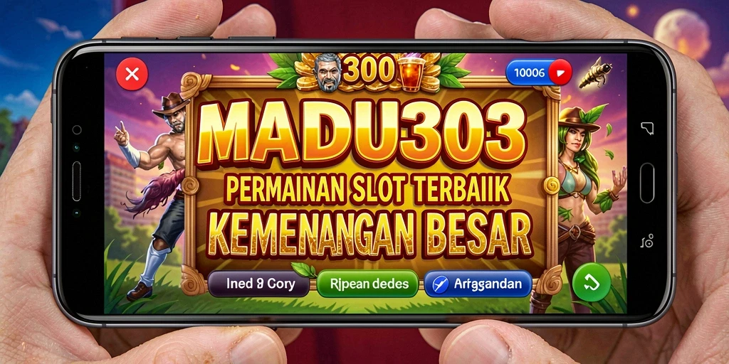 Tampilan gameplay menakjubkan dari MADU303 dengan suasana slot yang menarik.