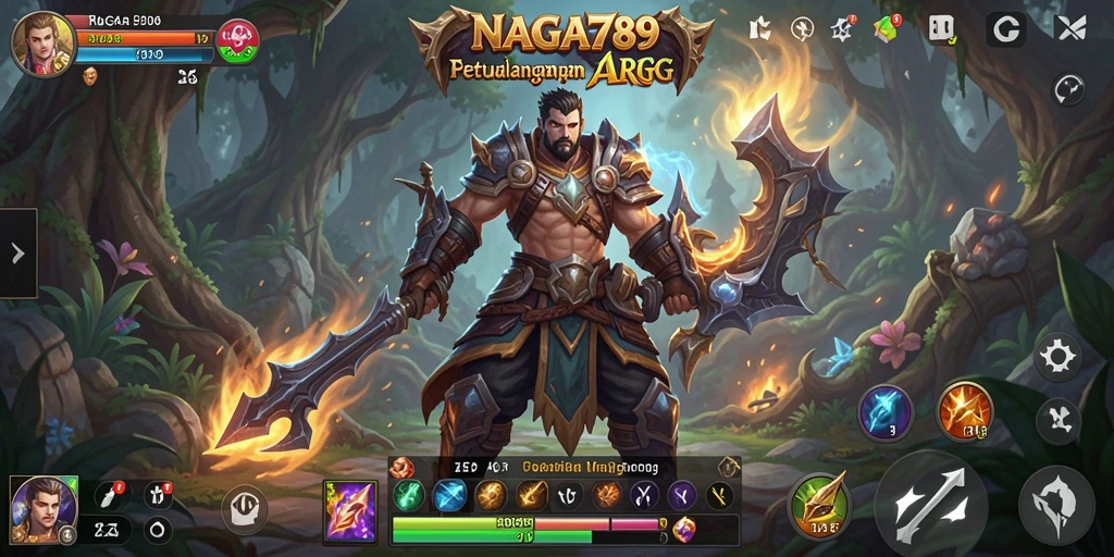 Tampilan menarik dari gameplay ARPG NAGA789 yang menantang.