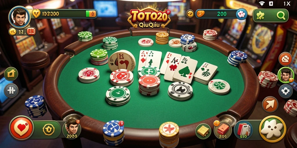 Screenshot gameplay QiuQiu TOTO20 yang mengasyikkan.