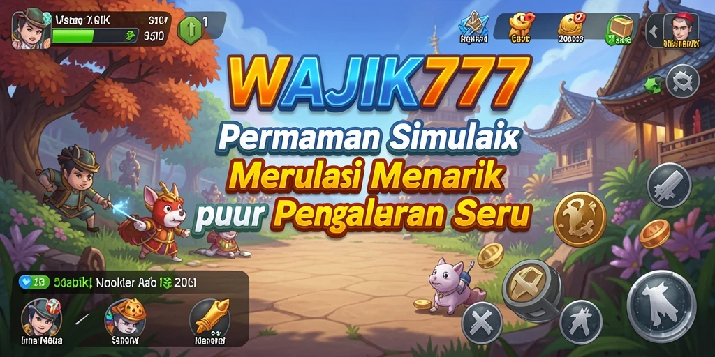 Screenshot gameplay menampilkan aksi seru di WAJIK777.