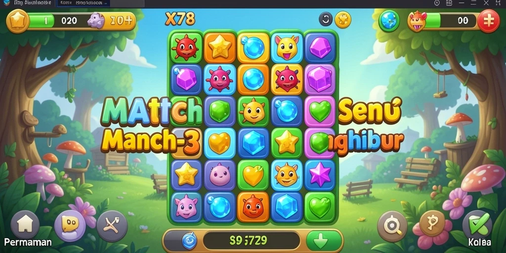 Tampilan gameplay X78 yang seru dan penuh warna.